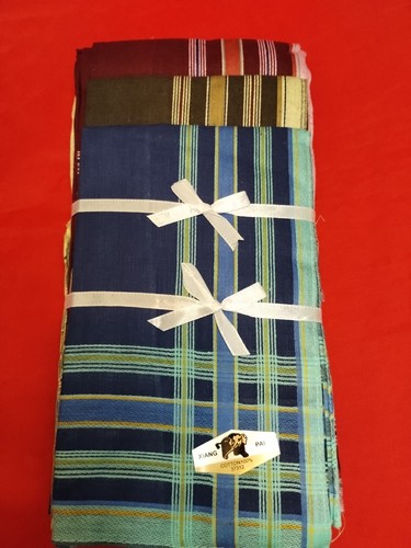 12 Mens Handkerchiefs Hankies Hankerchief Cloths 100% Pure Cotton 15"x15" #M125 - Picture 3 of 4