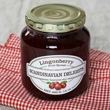 Lingonberry Fruit Spread by Scandinavian Delights (13.4ounce) Jam Lingonberries
