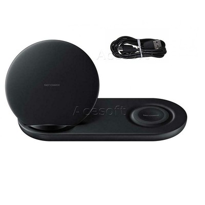 Heavy-Duty 2in1 Wireless Charger Pad + Cable F Samsung Galaxy Note 10+ SM-N975V