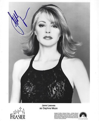 Sexy JANE LEEVES Signed x 10 Photo FRASIER