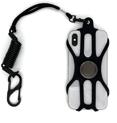 Rugged Phone Lanyard Holder Universal Fishing Phone Tether and Ring 1PCS