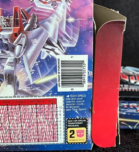 1984 BLUESTREAK • 100% COMPLETE • BOX & INSERTS • G1 VINTAGE TRANSFORMERS - Picture 9 of 13