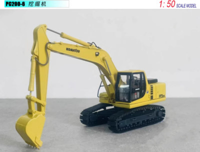 ミニカー KOMATSU PC200 1/50 1/50 Komatsu PC200-8 Excavator Diecast Model - LIVECARMODEL.com