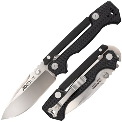 Cold Steel Demko AD-15 Lite Scorpion Lock Knife Black (3.5'' Satin) CS-58SQL