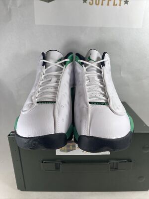 だん Nike Air Jordan 13 Retro White Lucky Green DB6537 113 Sz 8 DS