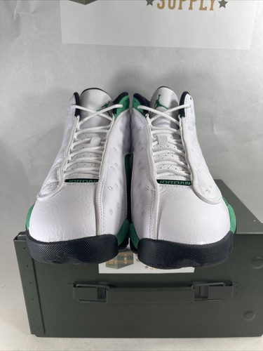 Nike Air Jordan 13 Retro White Lucky Green DB6537 113 Sz 8 DS  - Picture 2 of 7