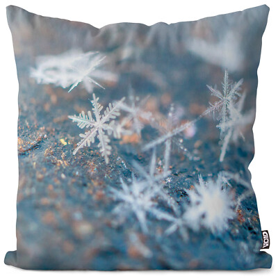 VOID Kissenbezug Schneeflocke Winteranfang Herbst Winter Weihnachten Schneefall