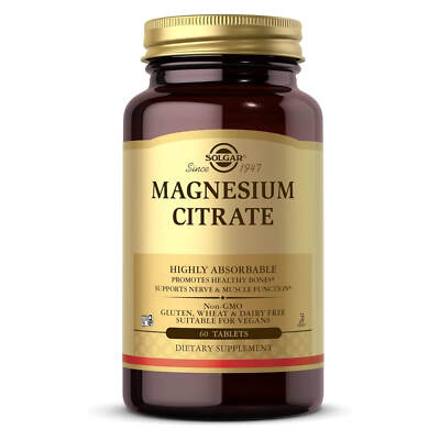 Solgar Magnesium Citrate 60 Tablets