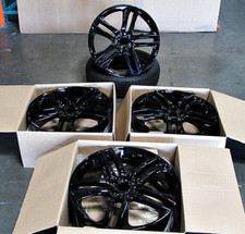 19 Gloss Black Wheels Fits Honda Accord Ex Lx Sport Coupe Sedan Civic Ex Lx Si