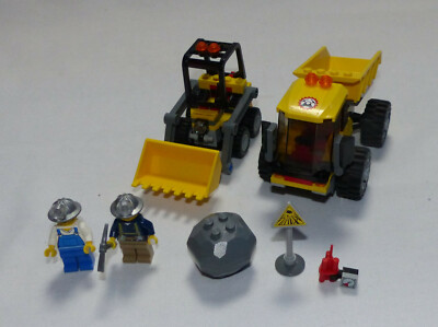 LEGO 4201 City Bagger mit Kipplaster Minifiguren Dynamit Goldsucher vollständig