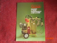 ADVERTISING BROCHURE MILKING MACHINES CEREZO SPAIN