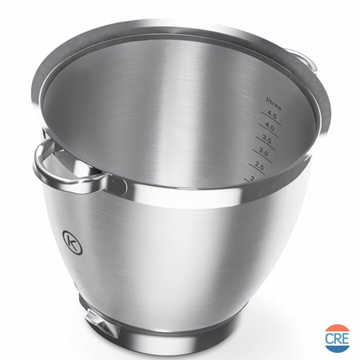 Kenwood KAT531SS Ciotola Acciaio 6.7L per Chef XL Sense | Ricambio Originale