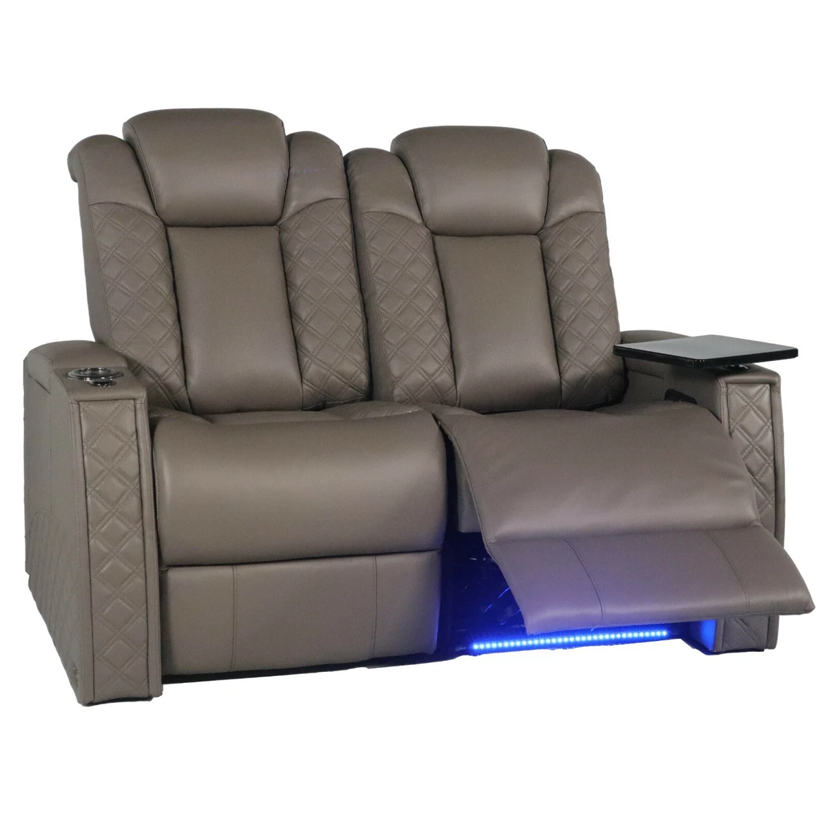 Seatcraft Enigma Home Theater Seating Row of 2 Loveseat Power