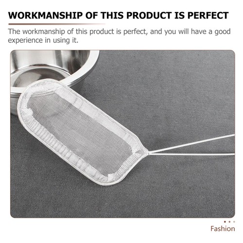 2 Pcs Edelstahl Colander Fritting vente en gros -Netz Brillenkorb Mesh-Kochkorb