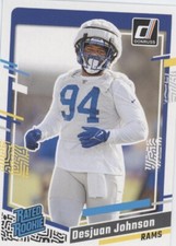 2023 Donruss #356 Desjuan Johnson Los Angeles Rams Rookie