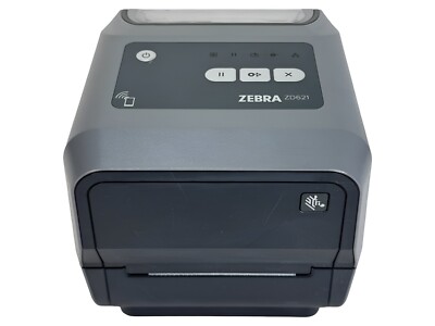 Zebra ZD621 Desktop Thermal Transfer Label Printer 300 dpi USB LAN