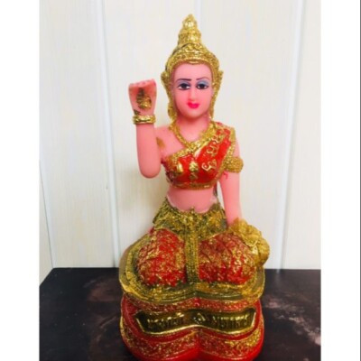 NANG KWAK Goddess Statue Thai Fortune Powerful Talisman Good Trade