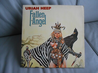 URIAH HEEP - FALLEN ANGEL - 1st PRESS - UK - MINT PLAY - COMPLETE