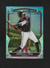 2023 Bowman Abdias De La Cruz BCP-34 Chrome Lunar Glow Refractor