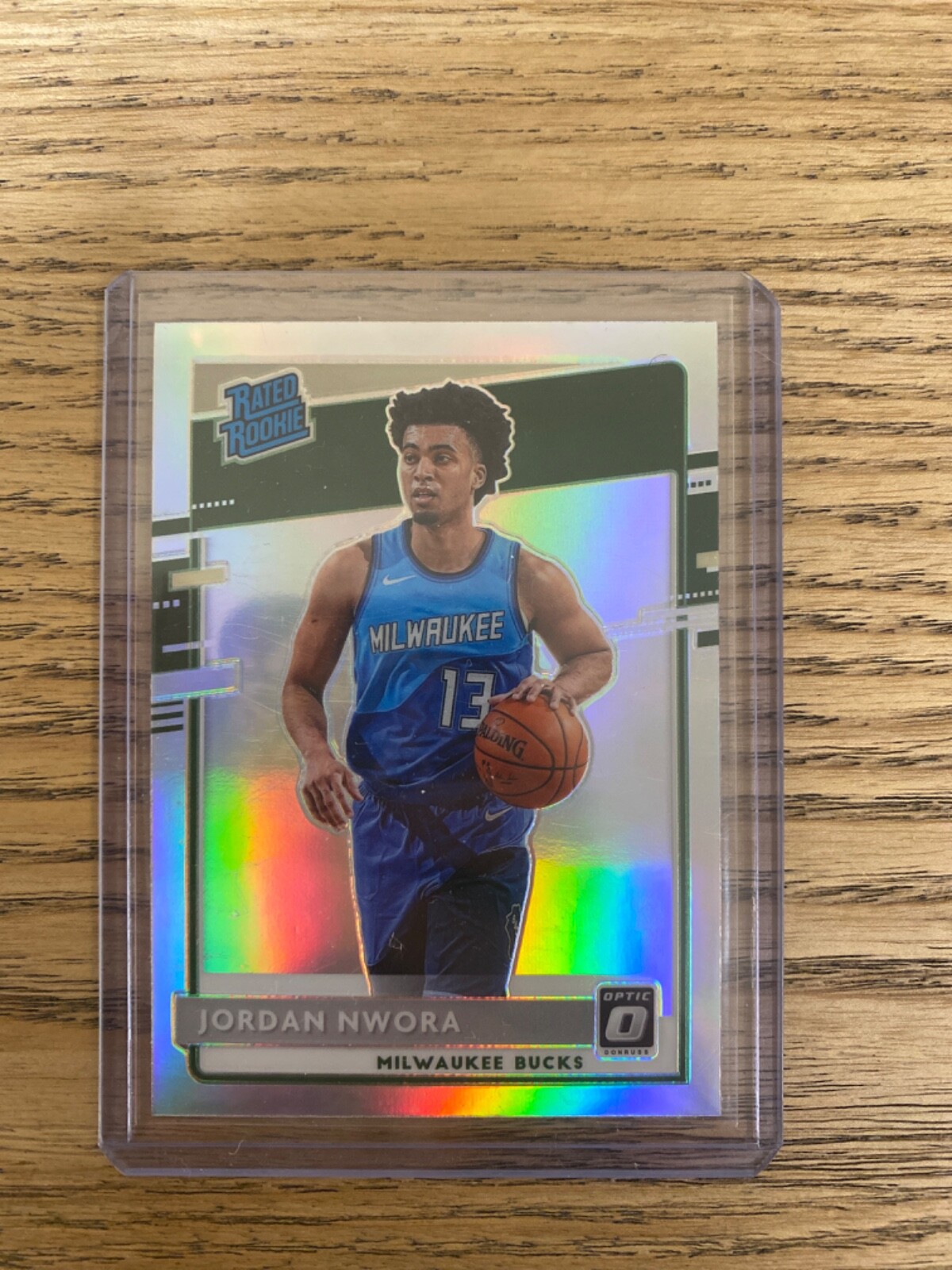 2020-21 Panini Donruss Optic - Rated Rookie Holo Prizm #189 Jordan Nwora (RC)