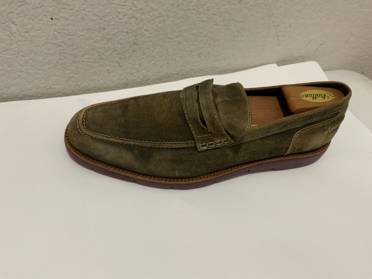 Donald J. Pliner Enzio-Ma Mens Distressed Suede Leather 