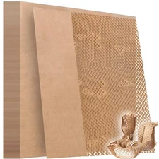 10.6" x 14.5" Honeycomb Packing Paper Roll for Moving Shipping Packaging