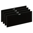 4Pcs Welding Len Shade 14 Glass 4-1/4"x2" Hardened Glass Black Darkening
