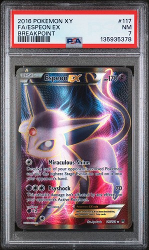 Espeon-EX graded PSA 7 for sale on eBay