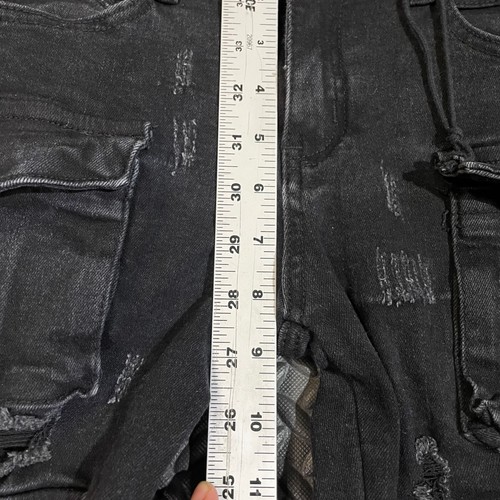 Rockstar Original RSK205 Flare Distressed Cargo Jeans Schwarz Damen 26x30 - Bild 7 von 10