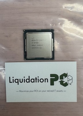    Intel Core i7-9700K SRG15 3.60 GHZ Tested