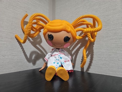 Muñeca de pelo ridículo naranja tamaño completo Lalaloopsy estilo flexible juguete - Imagen 1 de 5