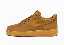 Nike Air Force 1 Low Men s  Flax Wheat Suede ...