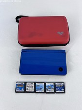 Nintendo DSi XL Blue Handheld Console UNTESTE...