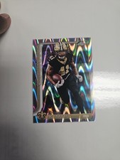 Alvin Kamara 2025 Topps Chrome Football Raywave Refractor Saints