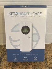 Keto Healthcare KHC M3 Ketone Breath Meter 6 Mouthpieces, Brand New NEVER USED