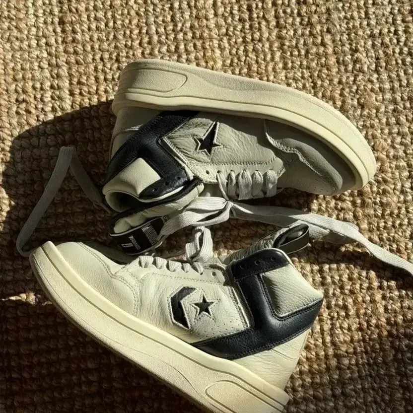 Converse x Rick Owens Dark Shadow Turbo Weapon Peli Sneakers - Size 240 thumbnail 7