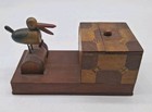 Vintage Art Deco Cigarette Dispenser Duck Bird Pecking Bobbing. ML