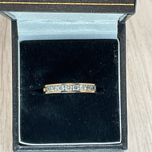 Tru Diamonds 0.8ct Bold & Beautiful Lab Created Ring 18ct Gd Clad. Sz:O RRP £156 - Picture 11 of 24