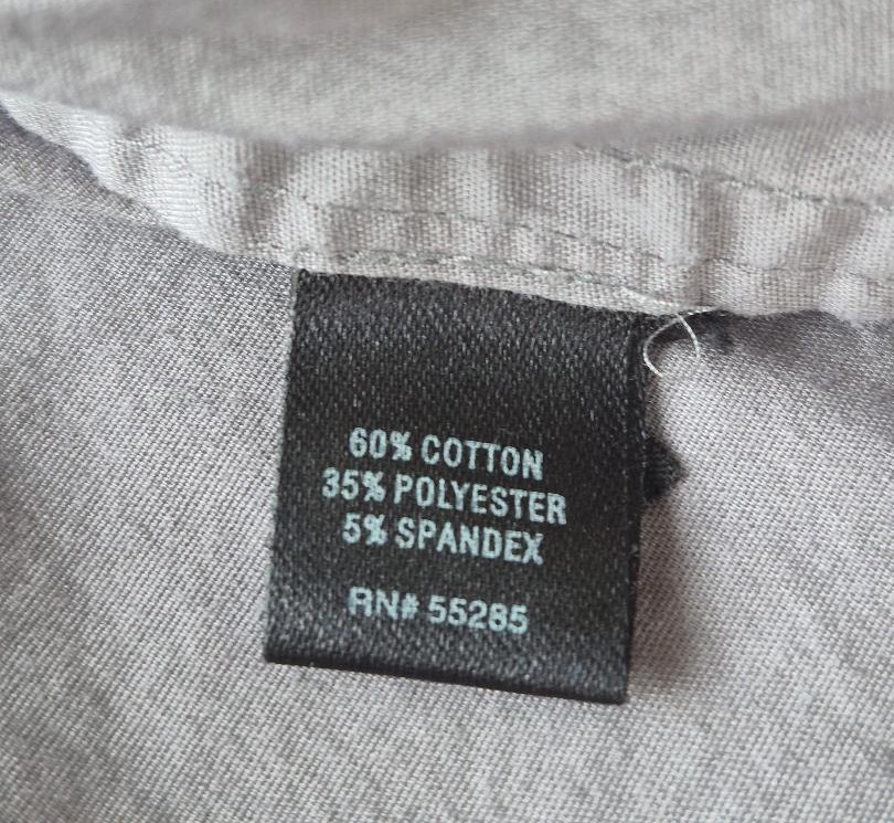 Express Essential Stretch Gray Button up Shirt Wo… - image 5