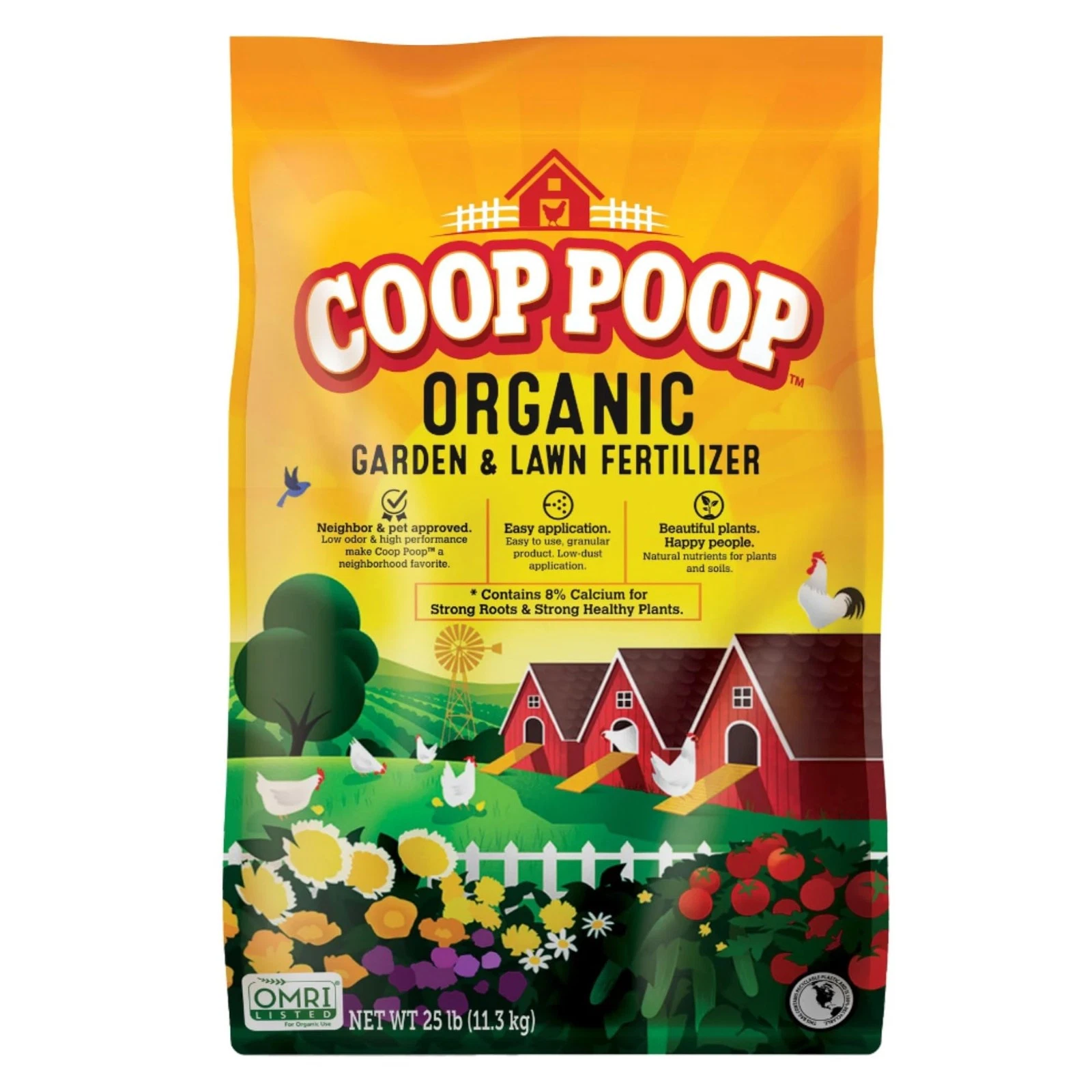 Pearl Valley Healthy Grow Coop Poop Lawn and Garden Food