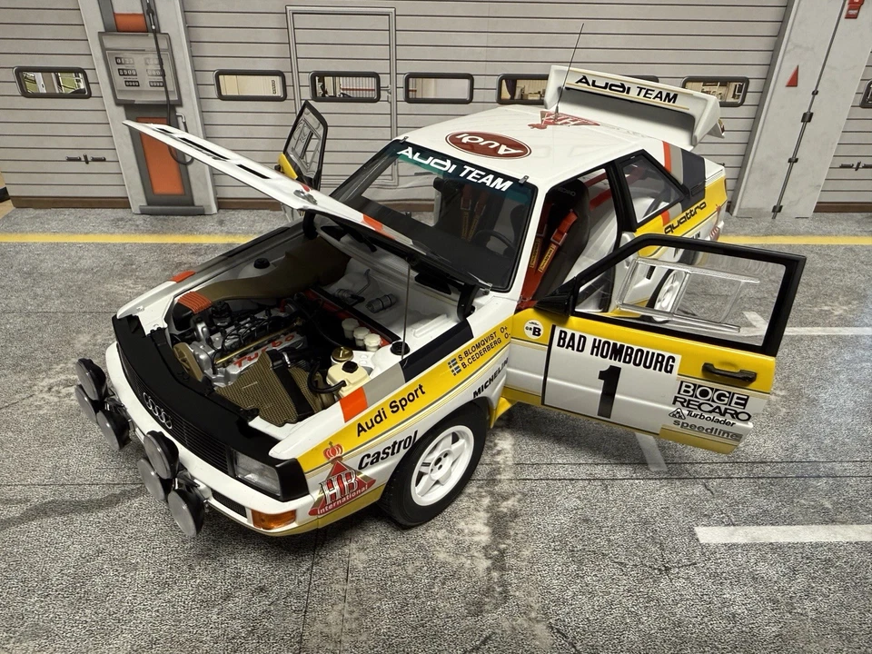 1:18 AUTOart 88501 Audi Sport Quattro Rallye Monte Carlo 1985 #1 S. Blomqvist - Bild 3 von 4