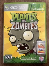 Plants vs Zombies Xbox 360 Game Complete CIB Tested Working