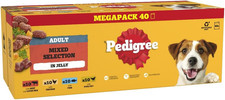 PEDIGREE Adult Dog Food Pouches Mixed Selection in Jelly 40 x 100 g Mega Pack