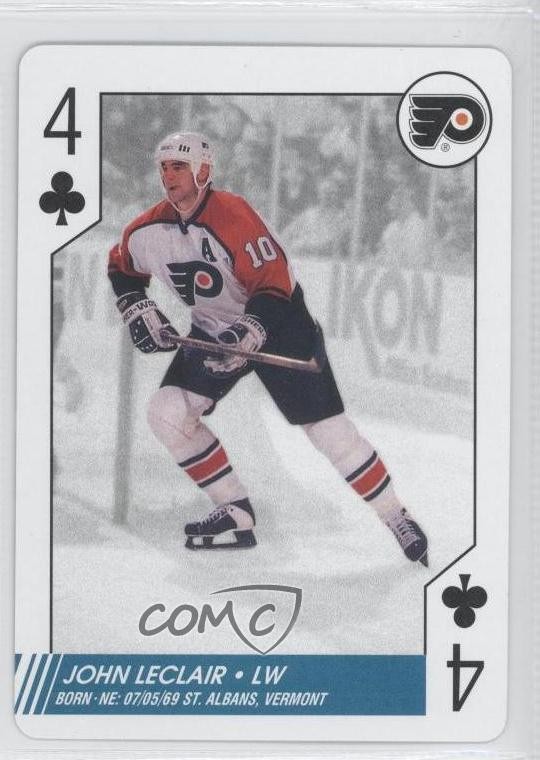 1997-98 Bicycle Hockey Aces Playing Cards John LeClair #4C 0a1