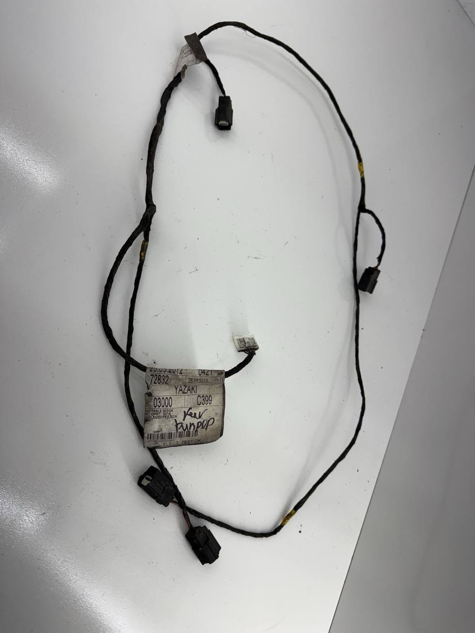 2014 - 2016 MASERATI GHIBLI REAR BUMPER PARKING SENSOR WIRE WIRING HARNESS 420