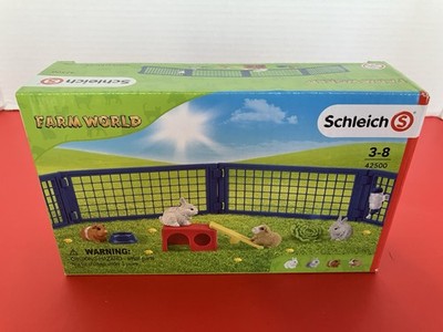Schleich 42500 Rabbit and Guinea Pig Hutch Farm World