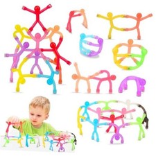 Magnetic People Figures for Kids 3-8 Travel STEM 24pcs Magnet Men Clear
