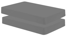 Gilbins Cot Size 30" x 75" Fitted Sheet, Made of Cotton, Perfect for Camp Bun...