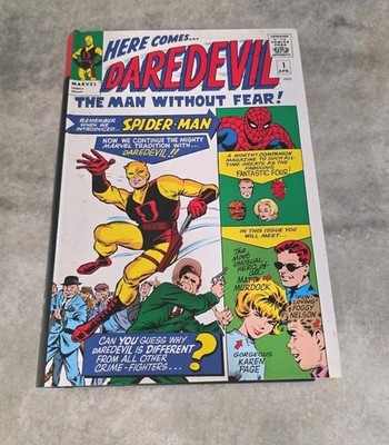 Marvel DAREDEVIL Omnibus Vol 1 DM Variant Jack Kirby Bill Everett Cover HC OOP