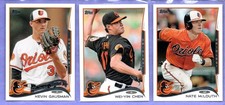 2014  Topps lot of  3  Baltimore Orioles
